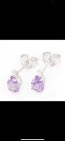 18 karat Gold ohrstecker mit amethyst und Diamant Nordrhein-Westfalen - Gladbeck Vorschau