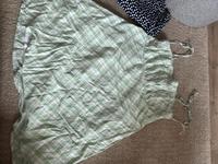 Hollister Sommerkleid L 40 babydoll hellgrün kariert weiß Kleid Hessen - Stadtallendorf Vorschau