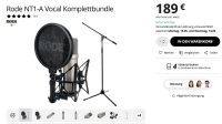 Verkaufe Rode NT1-A Vocal Komplettbundle mit Stativ und Interface Pankow - Prenzlauer Berg Vorschau