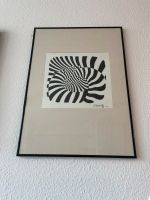 Vasarely Zebra Kunstdruck schwarz/weiß Berlin - Lichtenberg Vorschau