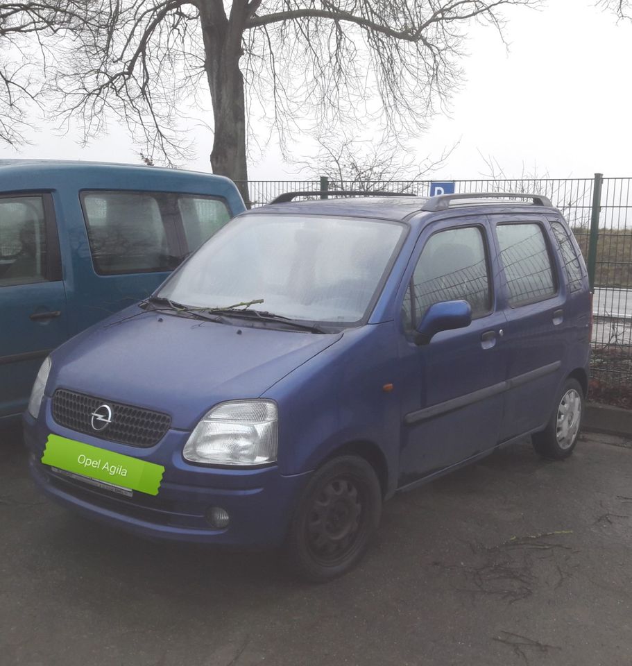 Opel Agila,TÜV03/24,55kW/75PS, Panoramadach, Steuerkette kaputt in Crivitz