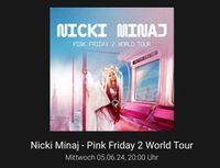 Nicki Minaj pink friday 2 world tour    2 x Tickets (Sitzplätze) Rheinland-Pfalz - Mainz Vorschau