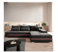 Sofa Couch Ecksofa L-Form mit Schlaffunktion & LED 260x180 850€* Nordrhein-Westfalen - Hagen Vorschau