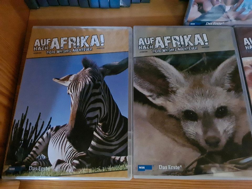 Auf nach Afrika5 DVDs Tiere/Wildnis/Abenteuer Folge 1-16 +Bon in Spiegelau