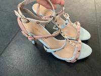 Marco Tozzi 37 Sandalen Sandaletten Valentino Style rosa blau Lindenthal - Köln Lövenich Vorschau
