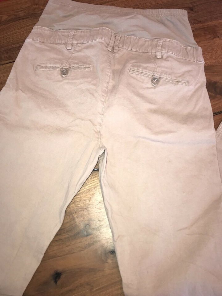 Umstandschinohose, Yessica/C&A, M, beige in Nürnberg (Mittelfr)