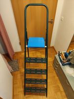 Stabile 4- Stufenleiter Leiter Stahl grün Podest blau Höhe 173 cm Berlin - Köpenick Vorschau