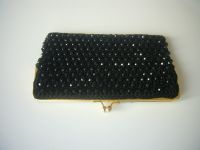 schwarze Clutch 60er Jahre Bergedorf - Hamburg Billwerder Vorschau