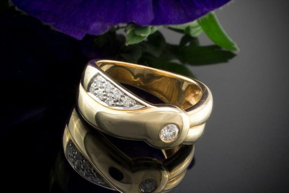 Brillantring Top Wesselton Brillanten Ring in 585er Gelbgold 14K in Wegberg