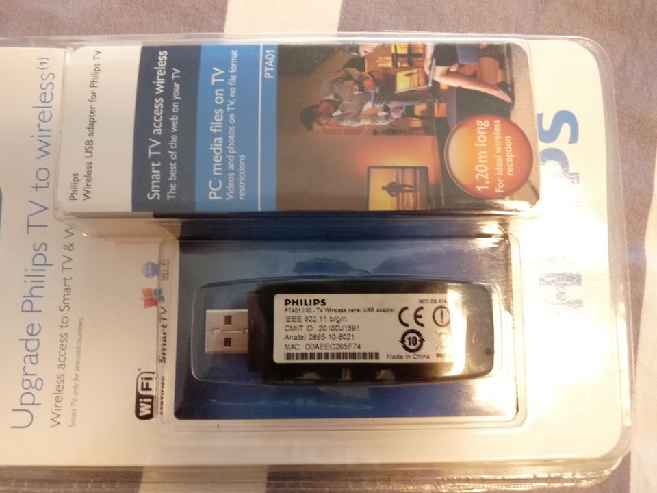 Philips Wireless USB Adapter für Philips TV-PTA01, gebraucht Top in Vellmar
