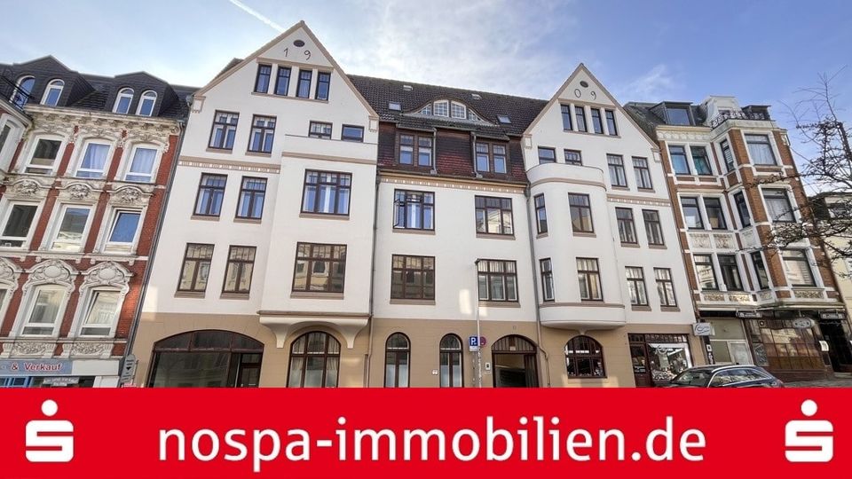 Innenstadtnahes Zinshaus! Solide Investition – Stilvolles Mehrfamilienhaus mit 10 WEH und einer GWE in Flensburg