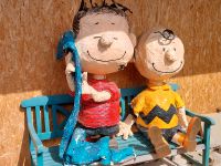 Linus und Charly Brown Peanuts Figuren 110cm Nordrhein-Westfalen - Kürten Vorschau