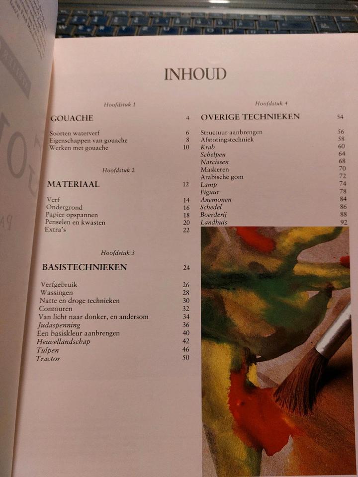 Patricia Monahan. Gouache. auf Holländisch, Niederländisch. Malen in Wiehl