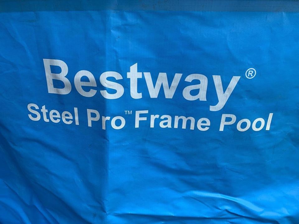 Pool Steel Pro Frame Bestway 3,66 x 1,22 mit Pumpe und Skimmer in Lilienthal