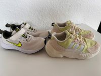 Adidas und Nike Sneaker Gr.30 neon Mädchen Schuhe Sportschuhe Bayern - Eltmann Vorschau