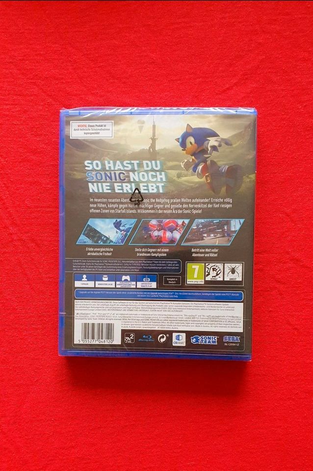 Sonic Frontiers  PS4 + PS5 NEU Deutsche Version in Braunschweig