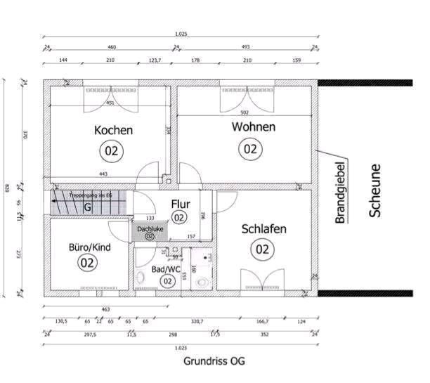 3-Zimmer Wohnung in Schlüchtern Kressenbach (75 qm Wohnfläche) in Schlüchtern