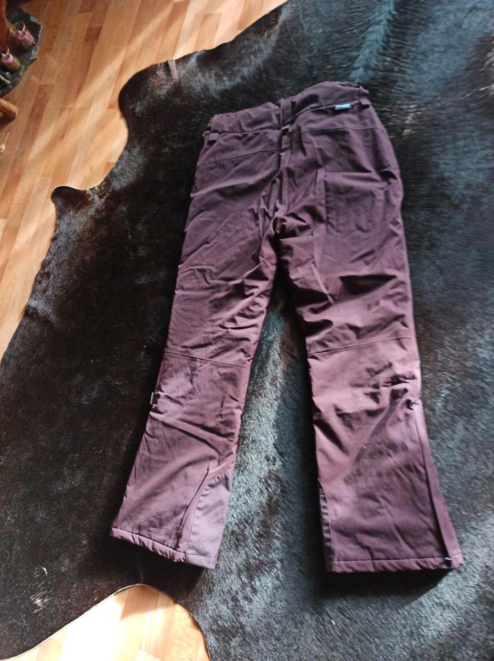 Ski Hose  neu Tchibo active 44 aubergine lila Stretch Gürtel in Beimerstetten