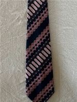 Retro Vintage Schlips Krawatte blau rosa 70er 80er Jahre, wie neu Hessen - Biebertal Vorschau
