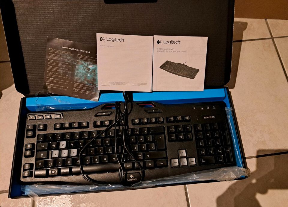 PC Gaming Tastatur mit Beleuchtung - Logitech G105 in Essen