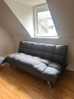 Zeitlos elegantes Schlafsofa (2-Sitzer) in Grau – kaum genutzt! Duisburg - Meiderich/Beeck Vorschau