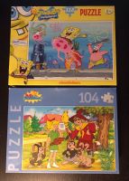 Puzzle 104/ 112 Teile Bibi Blocksberg Spongebob Schwammkopf Nordrhein-Westfalen - Langenfeld Vorschau