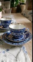 Kaffeesets 2 Porzellan UDSSR  Lomonosov Fabrik Blau Gold 22 Karat Schleswig-Holstein - Tarp Vorschau