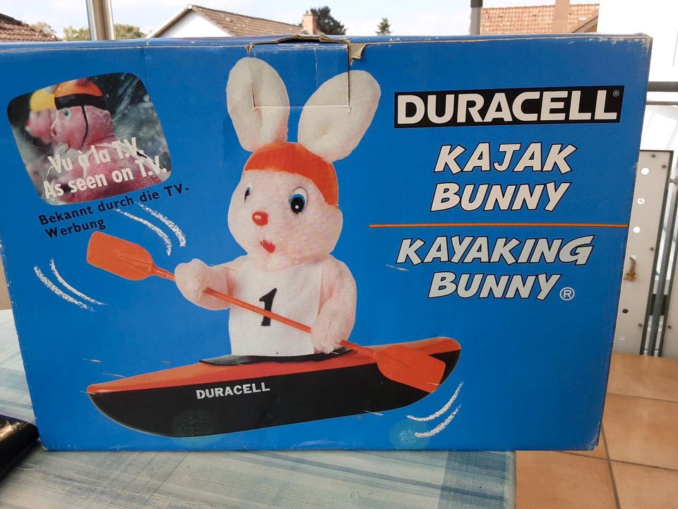 Duracell Kajak Bunny in Auggen