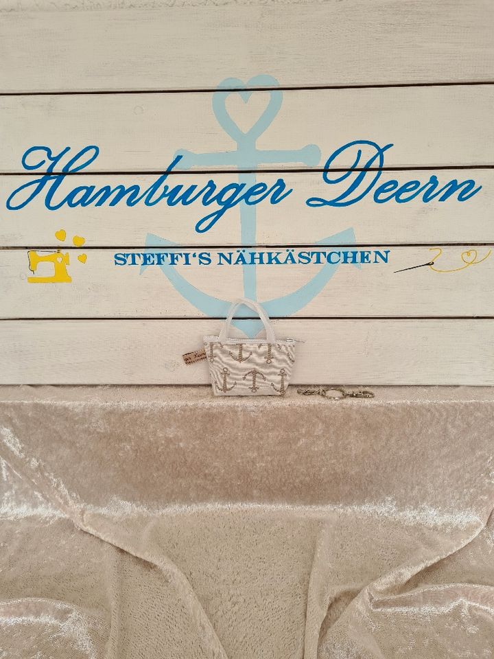 Schlüsseltäschchen „Sweety“ Anker beige hell oder dunkel in Hamburg