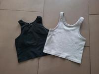 h&m Sport top M w. Neu tanktop crop schwarz grau Bayern - Freising Vorschau