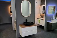 ITALY Badmöbel Waschtisch 90 cm Badezimmermöbel weiß matt AUSSTELLUNGSSTÜCK sofort verfügbar 1.849,-€* Niedersachsen - Bad Essen Vorschau