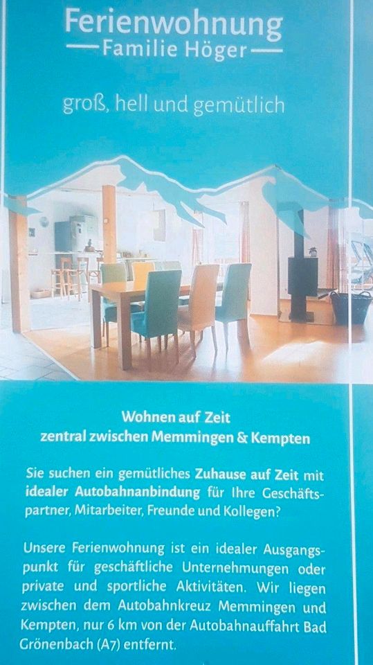 Ferienwohnung in Wolfertschwenden