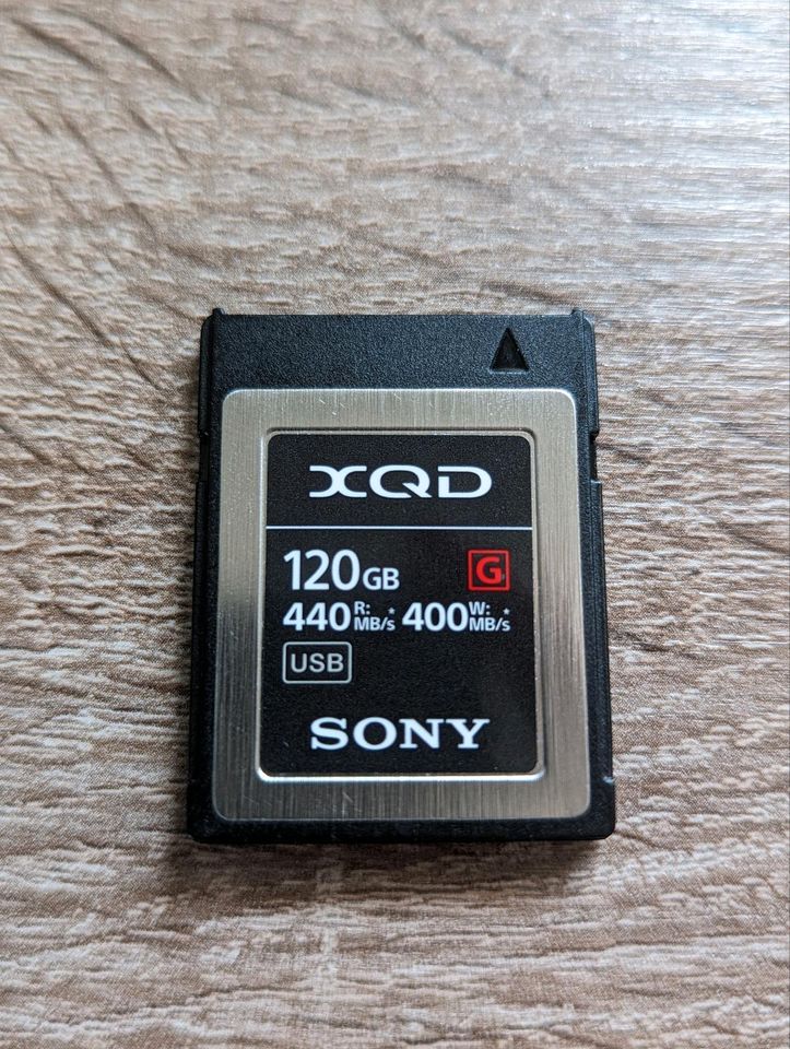 Sony QD-G120F XQD-Speicherkarte 120 Gigabyte (G Serie) in Alsdorf