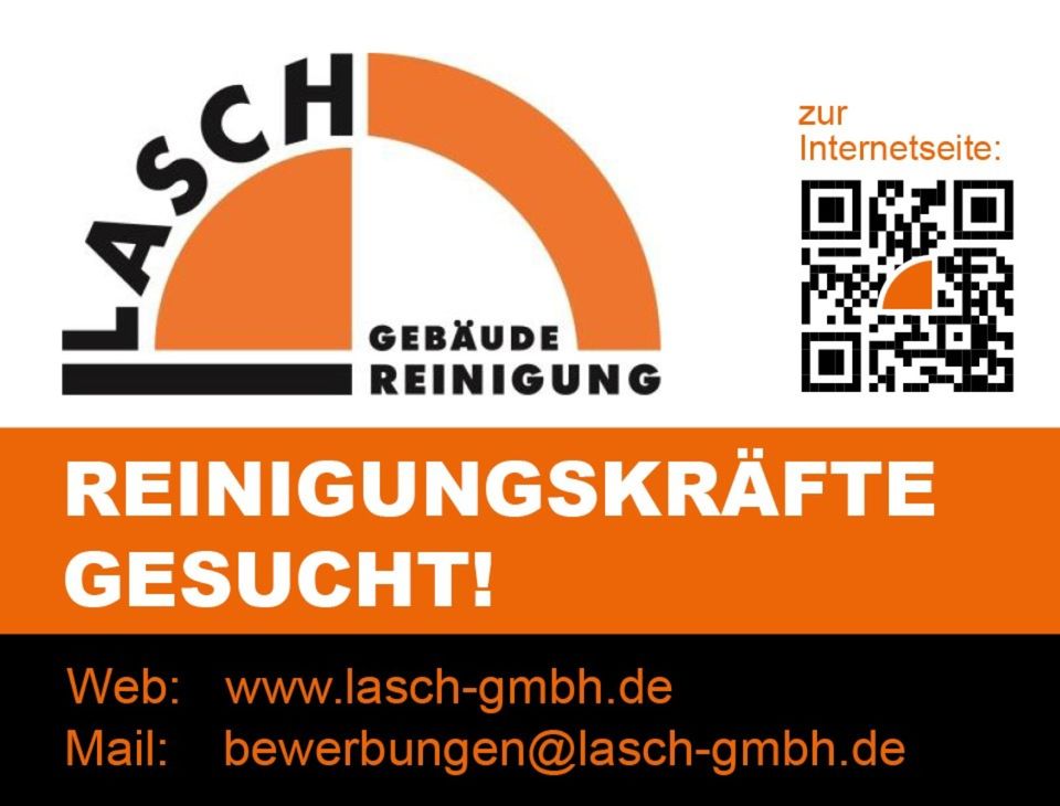 Wir suchen Reinigungskräfte in Hörstel-Riesenbeck in Riesenbeck