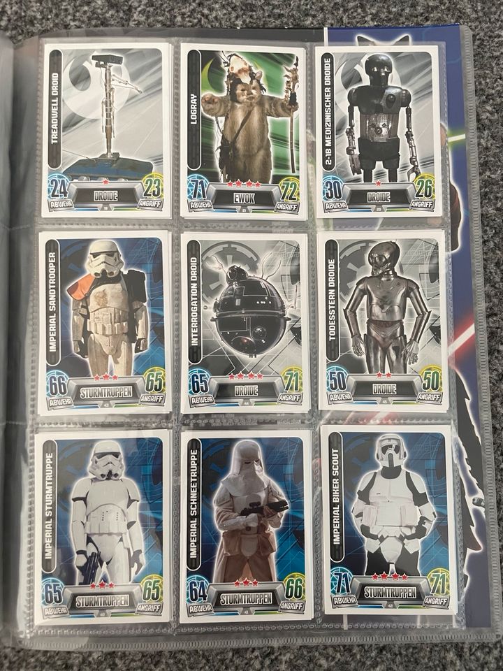 Star Wars Sammelkarten Hologram Force Attax Serie 1-4 in Hannover