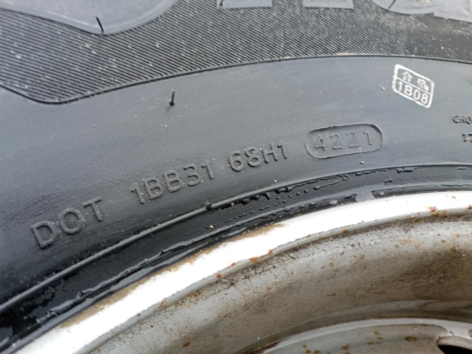 Reifen auf Felge 385/65 R22.5 neu Hankook Lkw Auflieger in Dettelbach