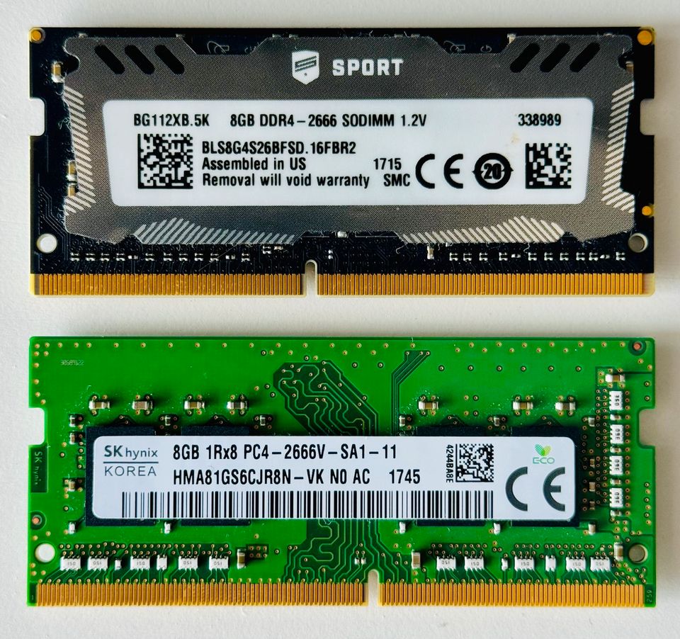 Laptop-RAM 2x 8GB DDR4-2666 in Soest