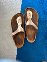 Gizeh Birkenstock 37 Leder copper weit weichbettung Baden-Württemberg - Bodman-Ludwigshafen Vorschau