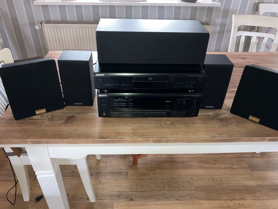 Sony Dolby Surround Anlage mit Quadral Boxen in Dannenberg (Elbe)