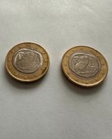 1 Euro Münze Griechenland 2006 + 2002 Eule Fehlprägung Nordrhein-Westfalen - Grevenbroich Vorschau