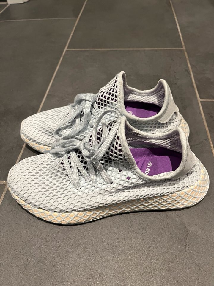 Adidas deerupt damen weiß rosa sale