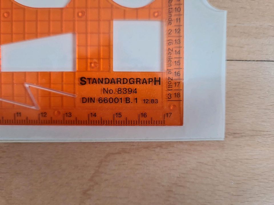 STANDARDGRAPH SCHABLONE Nr. 8394 - NEU in Dortmund