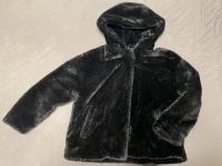 ZARA kuschlige Teddy Jacke mit Kapuze Felljacke in schwarz Gr.M Harburg - Hamburg Marmstorf Vorschau