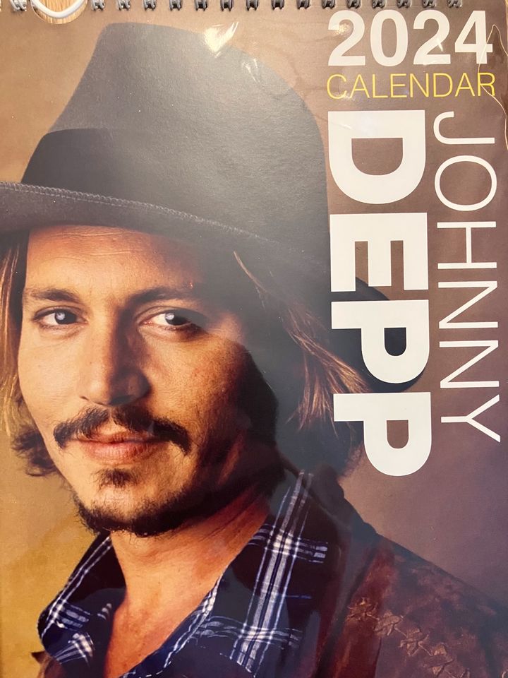 Kalender 2024 Jonny Depp in Leipzig