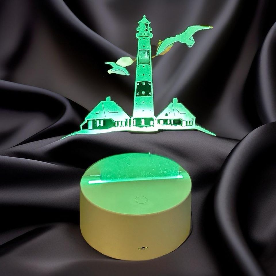 Acrylbild, Leuchtbild mit LED-Sockel in Kall