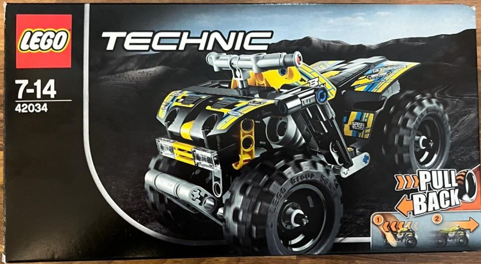 Lego Technic 42034 Action Quad mit Rückziehmotor in Bad Vilbel