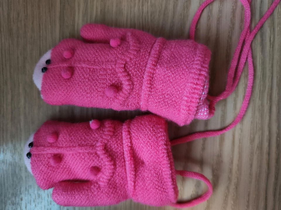 Handschuhe Fäustlinge Kleinkind Baby pink in Stollberg