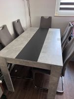 Esstisch für Wohnzimmer oder Küche mit 6+1 Stühlen Bayern - Stein Vorschau