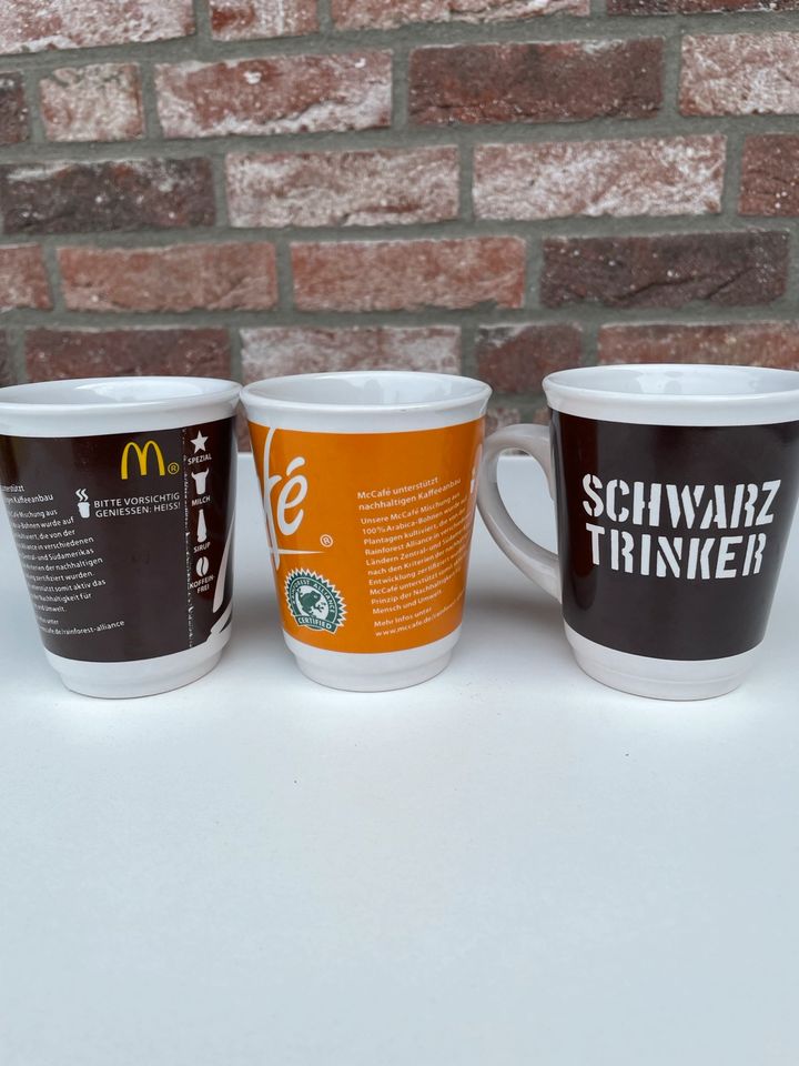 Tassen „McDonalds“ „McCafé“ (2008/2010) in Kirch Jesar