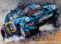 Leinwanddruck 80 x 60 cm Hoonigan Porsche 911 #43 Ken Block Nordrhein-Westfalen - Löhne Vorschau